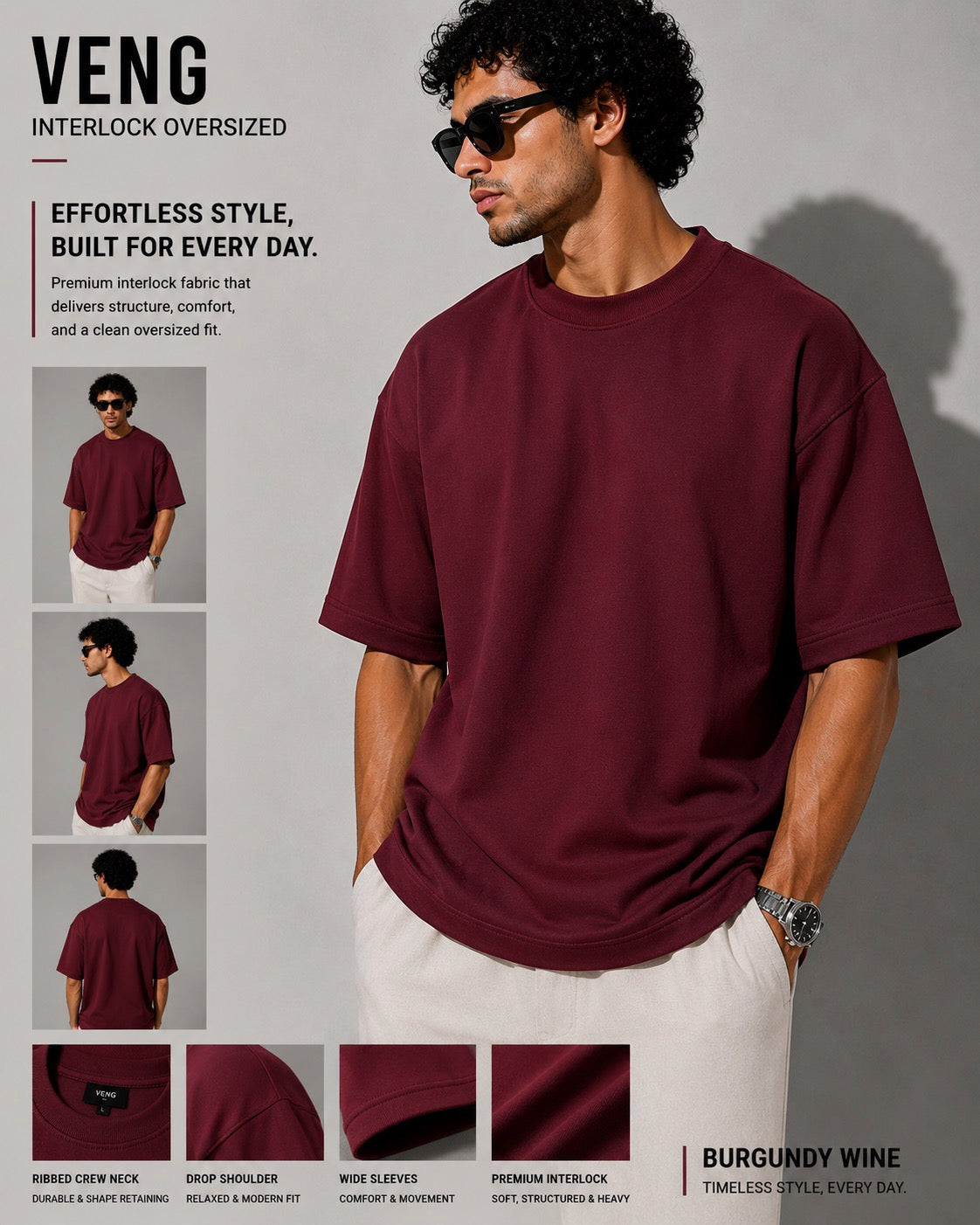 Interlock Oversize T-Shirt