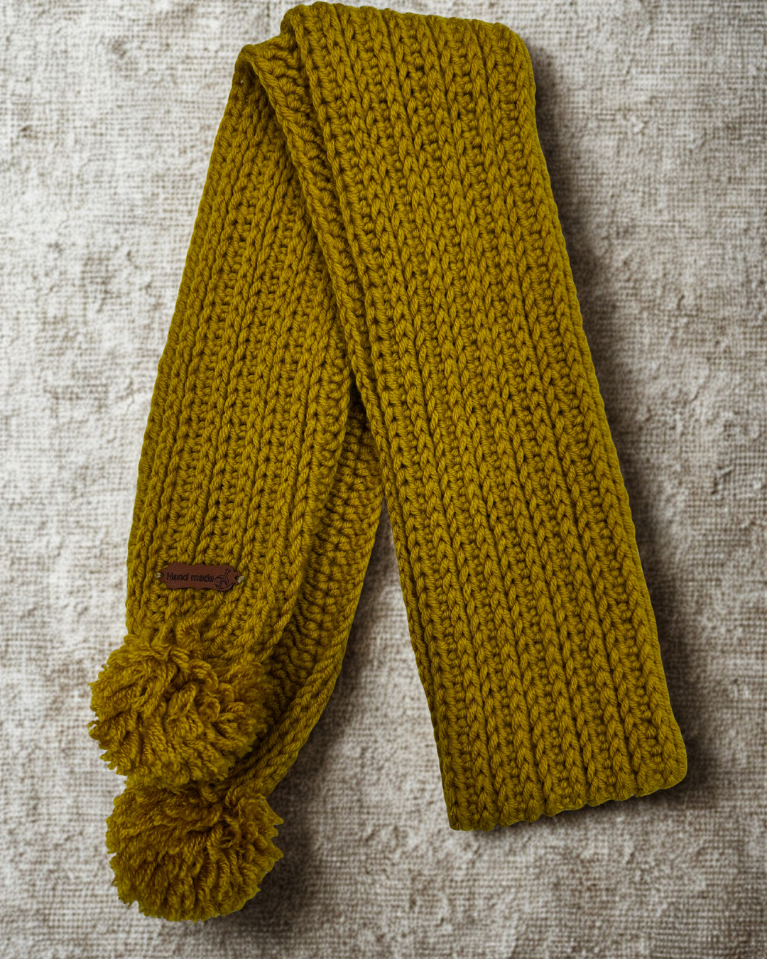 Yellow Hand Made Scarf