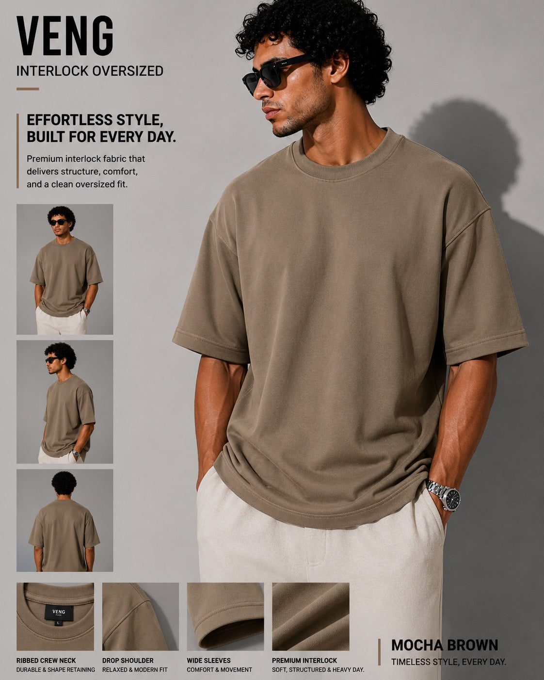 Interlock Oversize T-Shirt