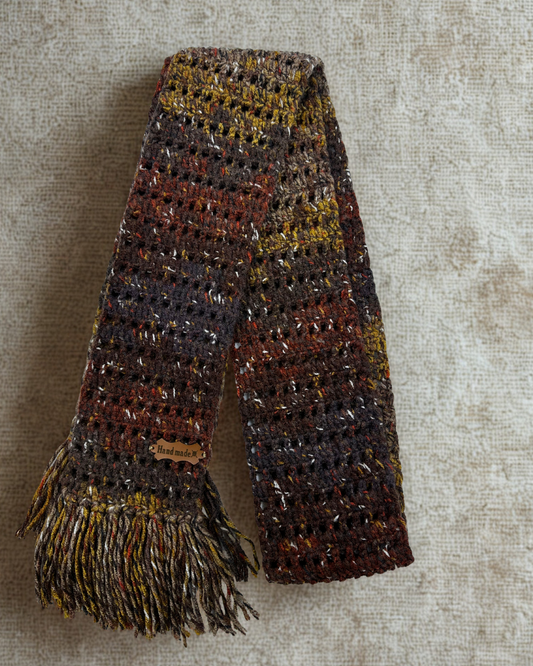 Brown Hand Made Scarf