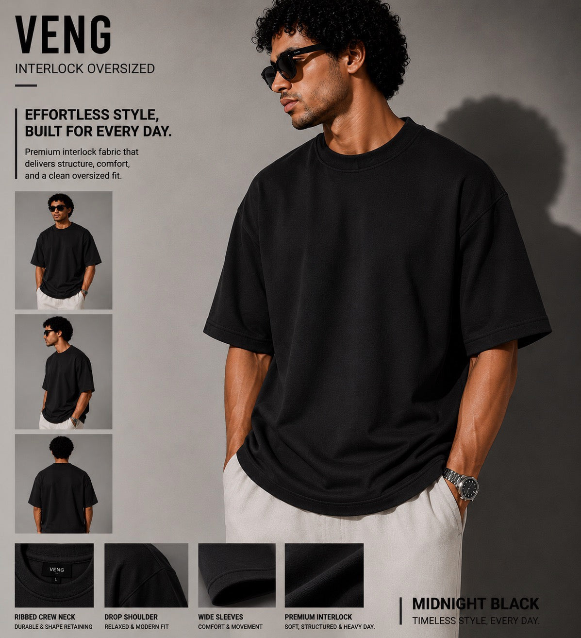 Interlock Oversize T-Shirt