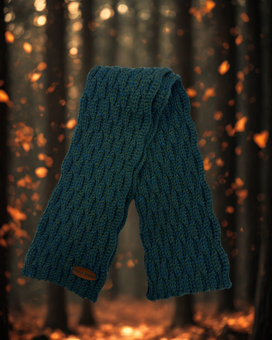 Handmade Scarf – Forest Green