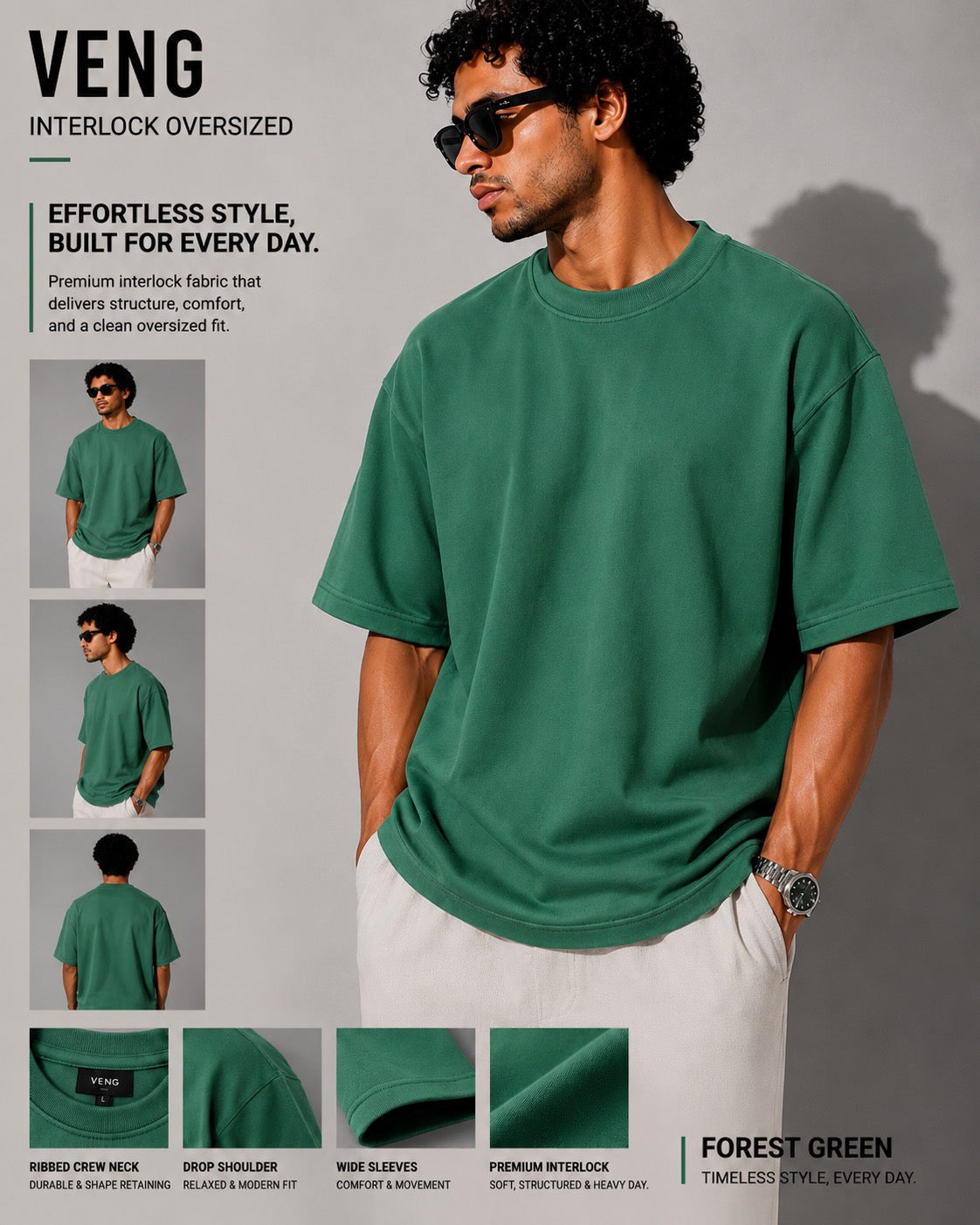 Interlock Oversize T-Shirt