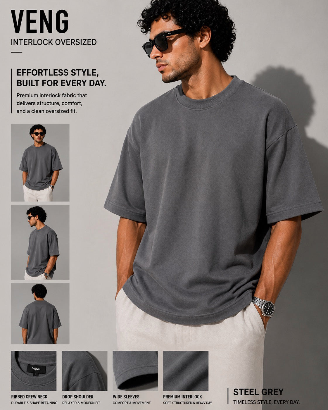 Interlock Oversize T-Shirt