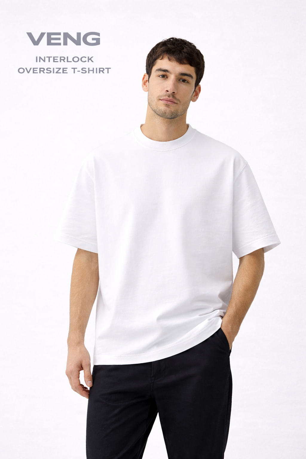 Interlock Boxy Shape T-Shirt