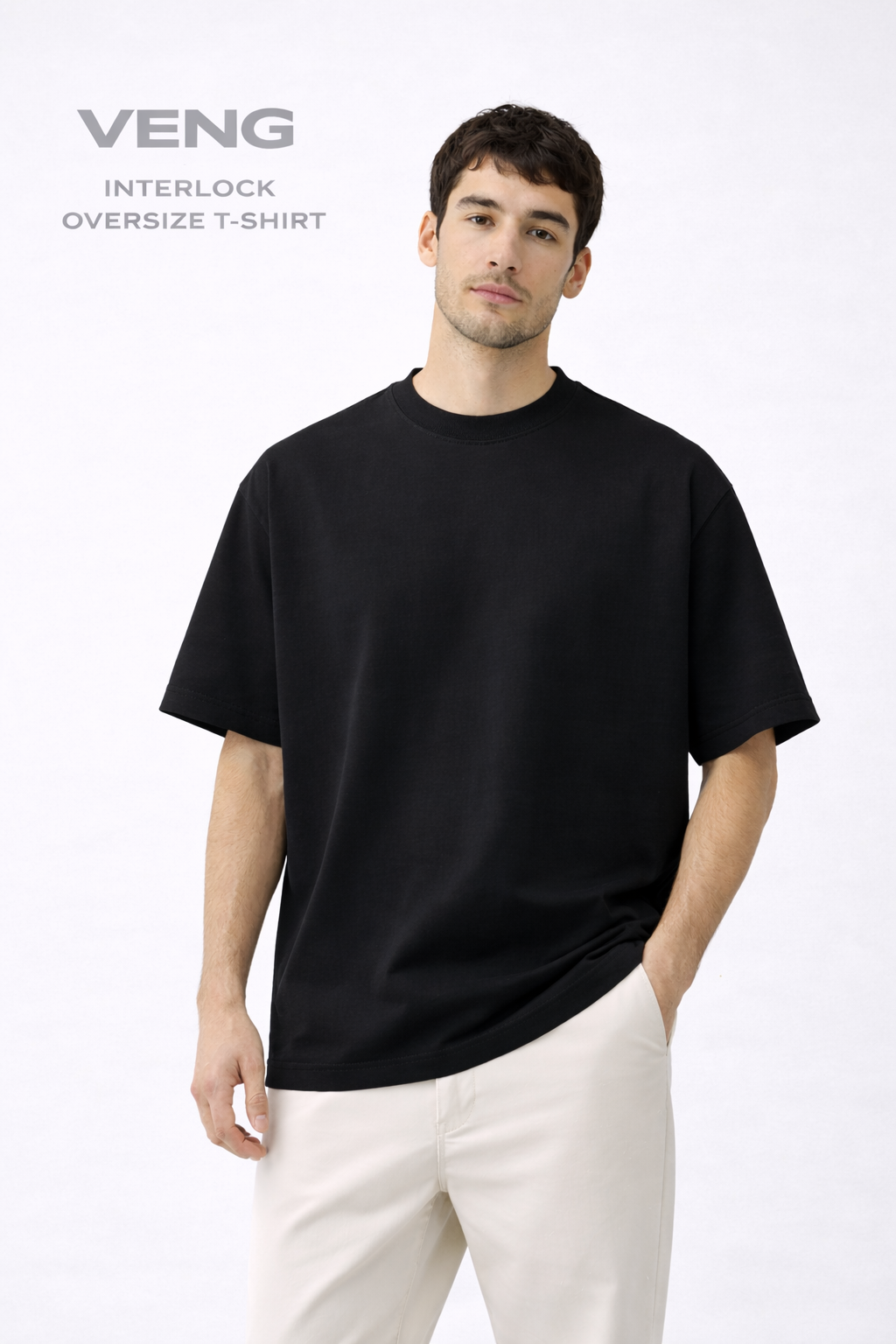 Interlock Boxy Shape T-Shirt