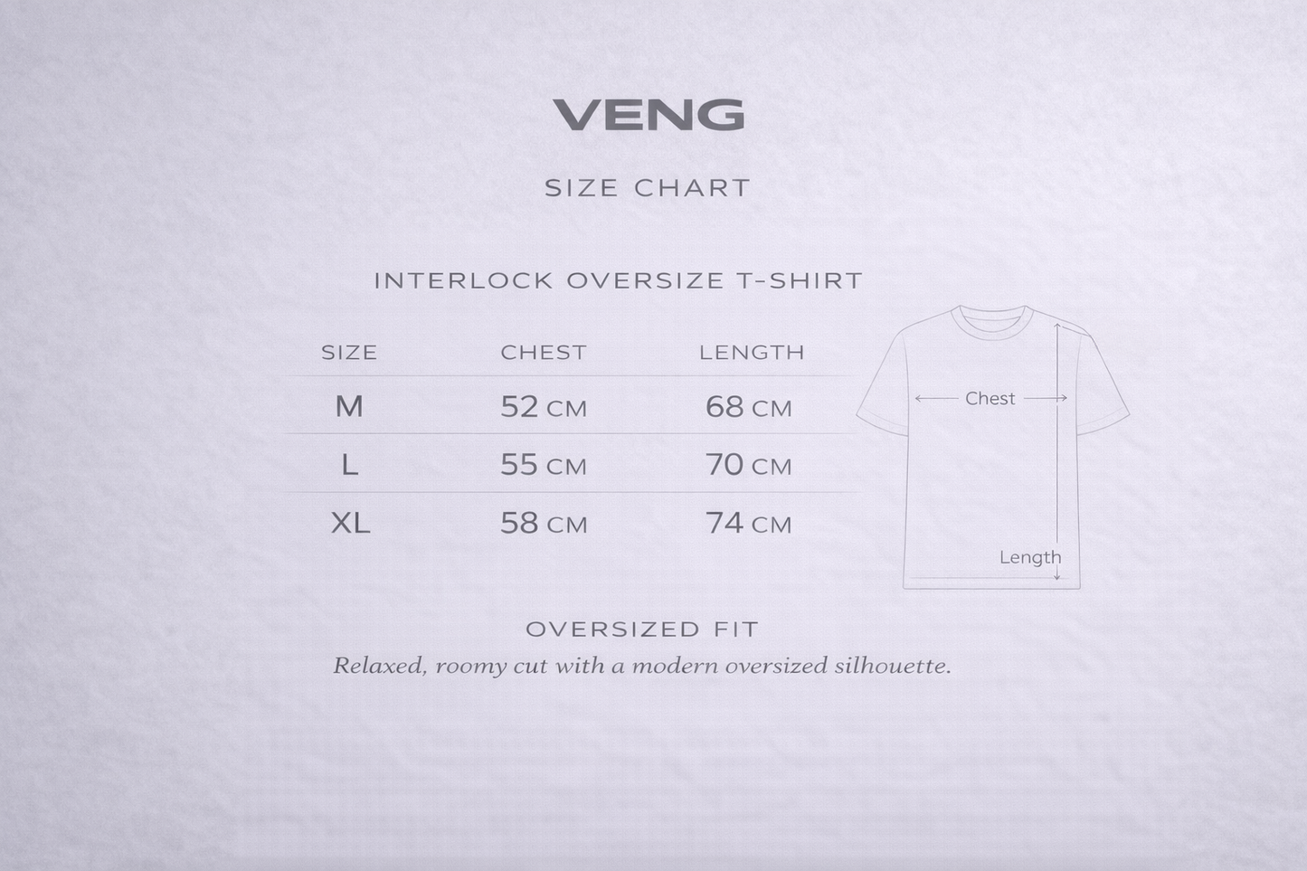 Interlock Boxy Shape T-Shirt
